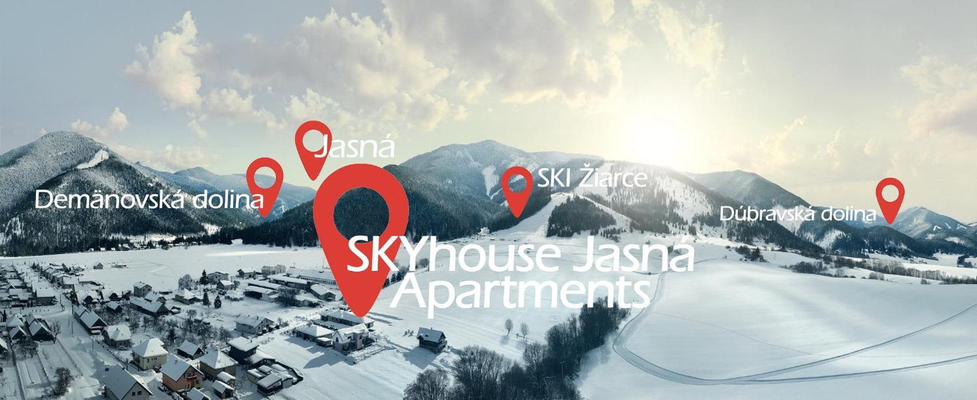 Sky-House Jasna Apartments Павчина-Легота Экстерьер фото